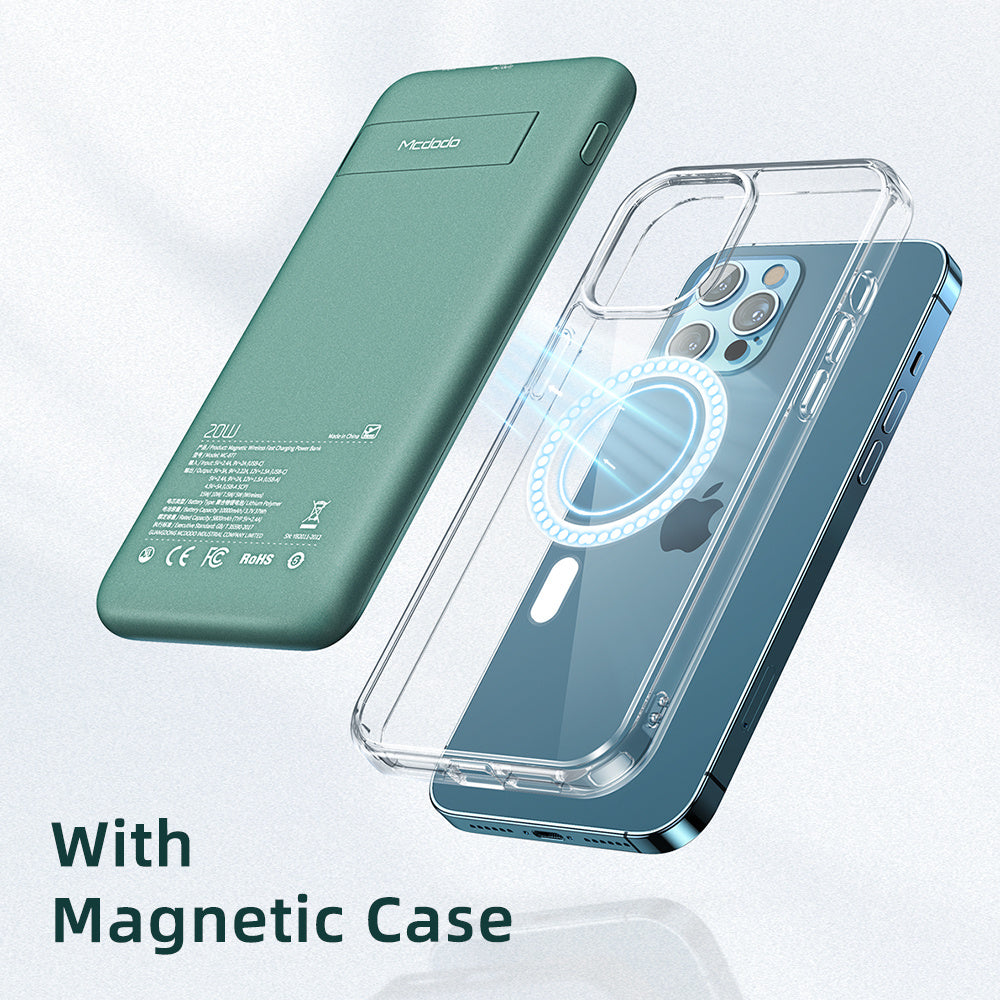 Magnetic Wireless Charging Power Bank 10000 mAh