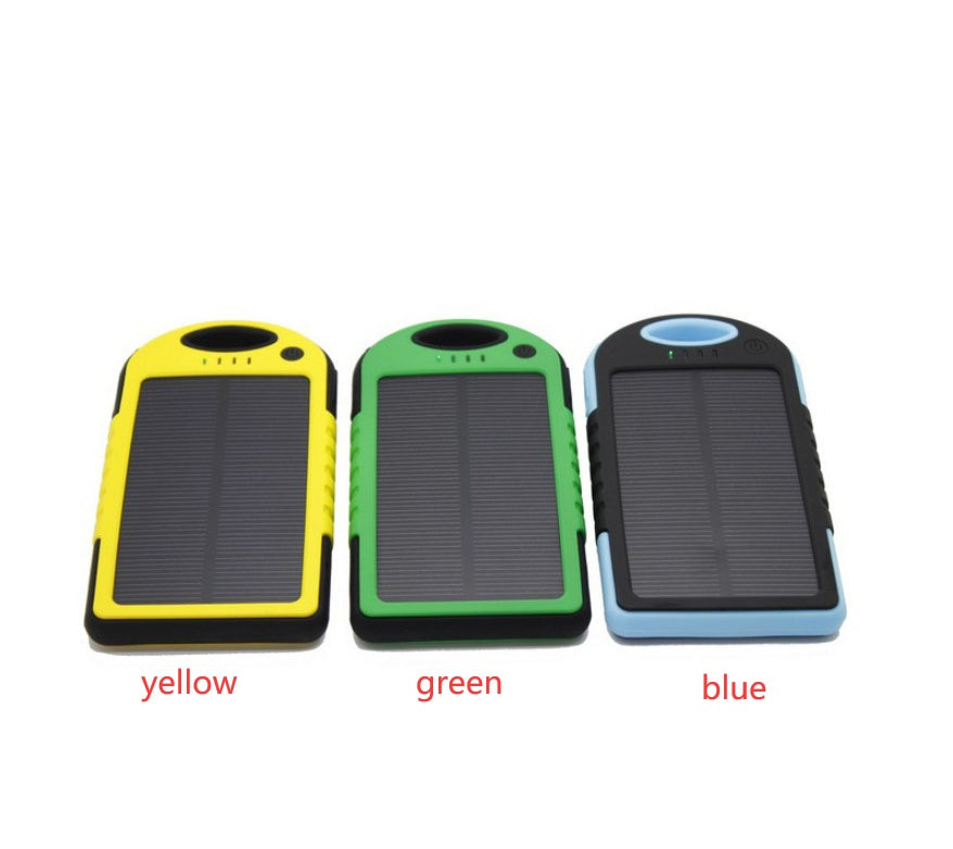 Solar Power Bank Dual Battery Charger 8000 mAh