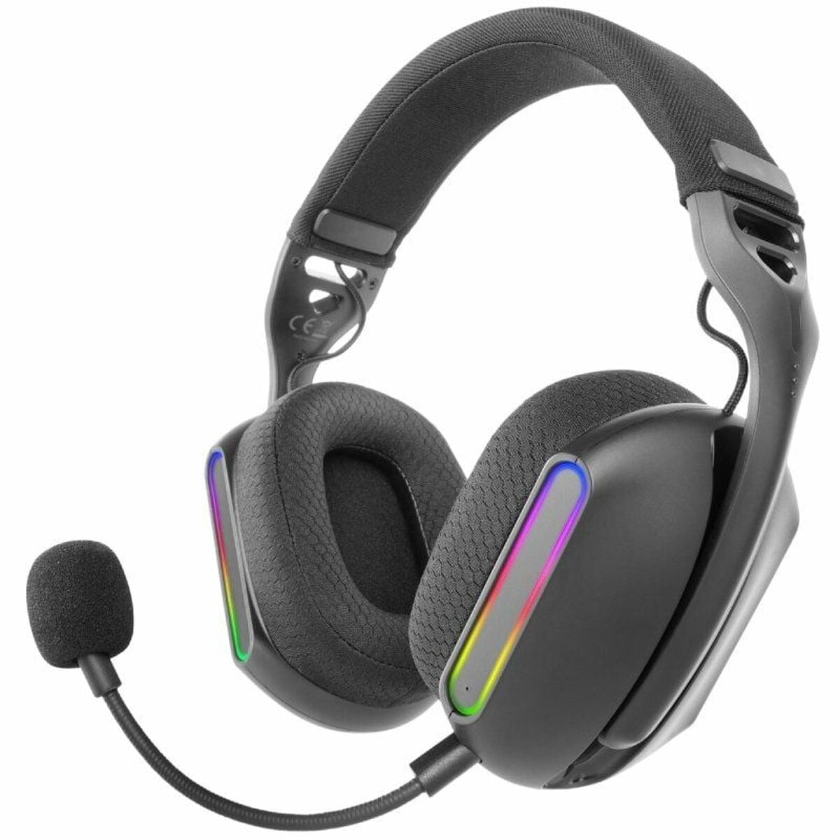 Gaming Headset With Microphone Mars MHWPRO Black Wireless by Mars Gaming