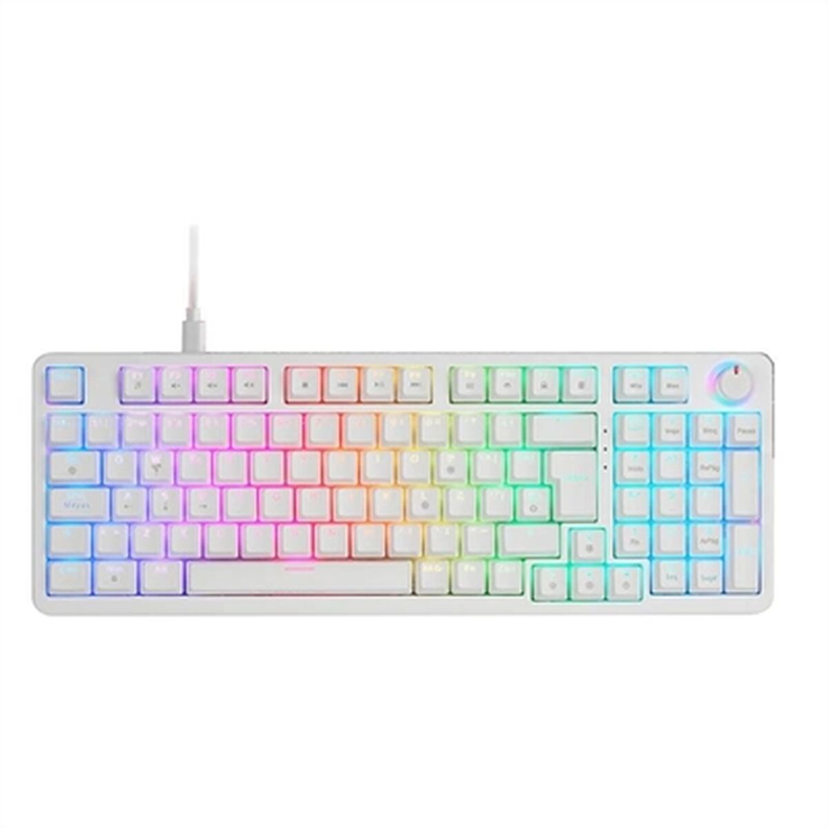 Gaming Keyboard Mars Gaming MKPROWYES White Spanish Qwerty by Mars Gaming
