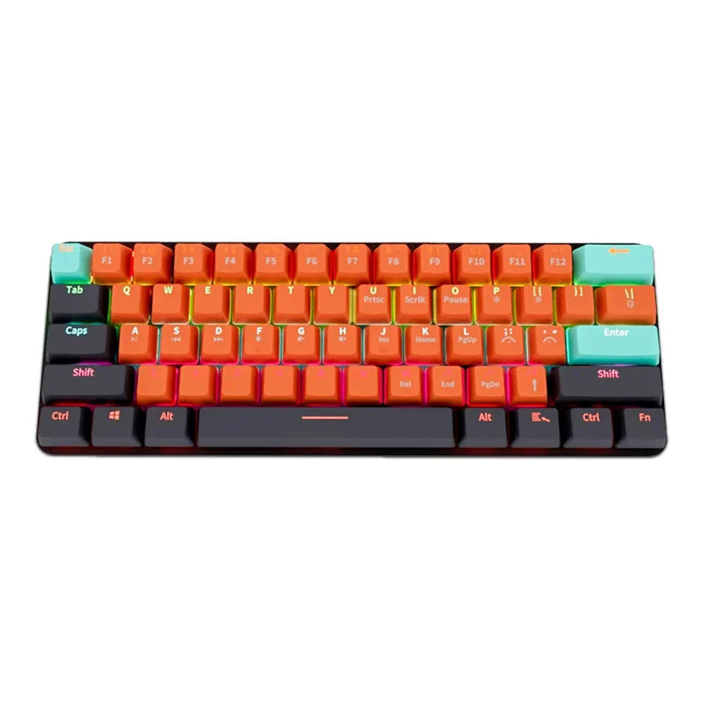 USB Mini Mechanical Gaming Keyboard 61 Key Red Switch by OBA