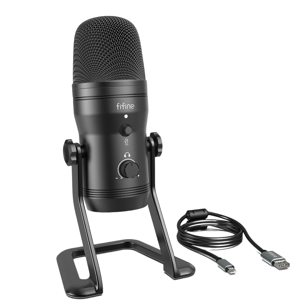 fifine USB Recording Microphone for Pro Gamers