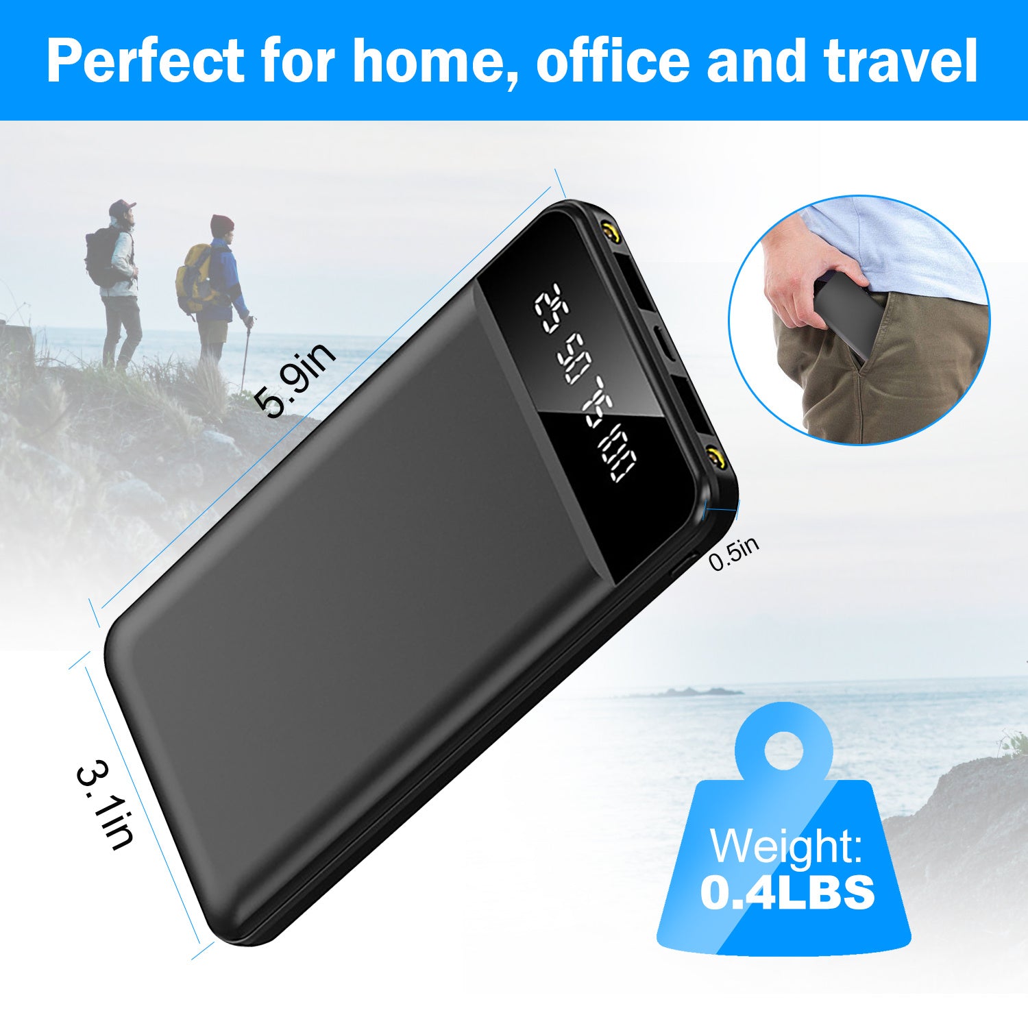 10000mAh Power Bank