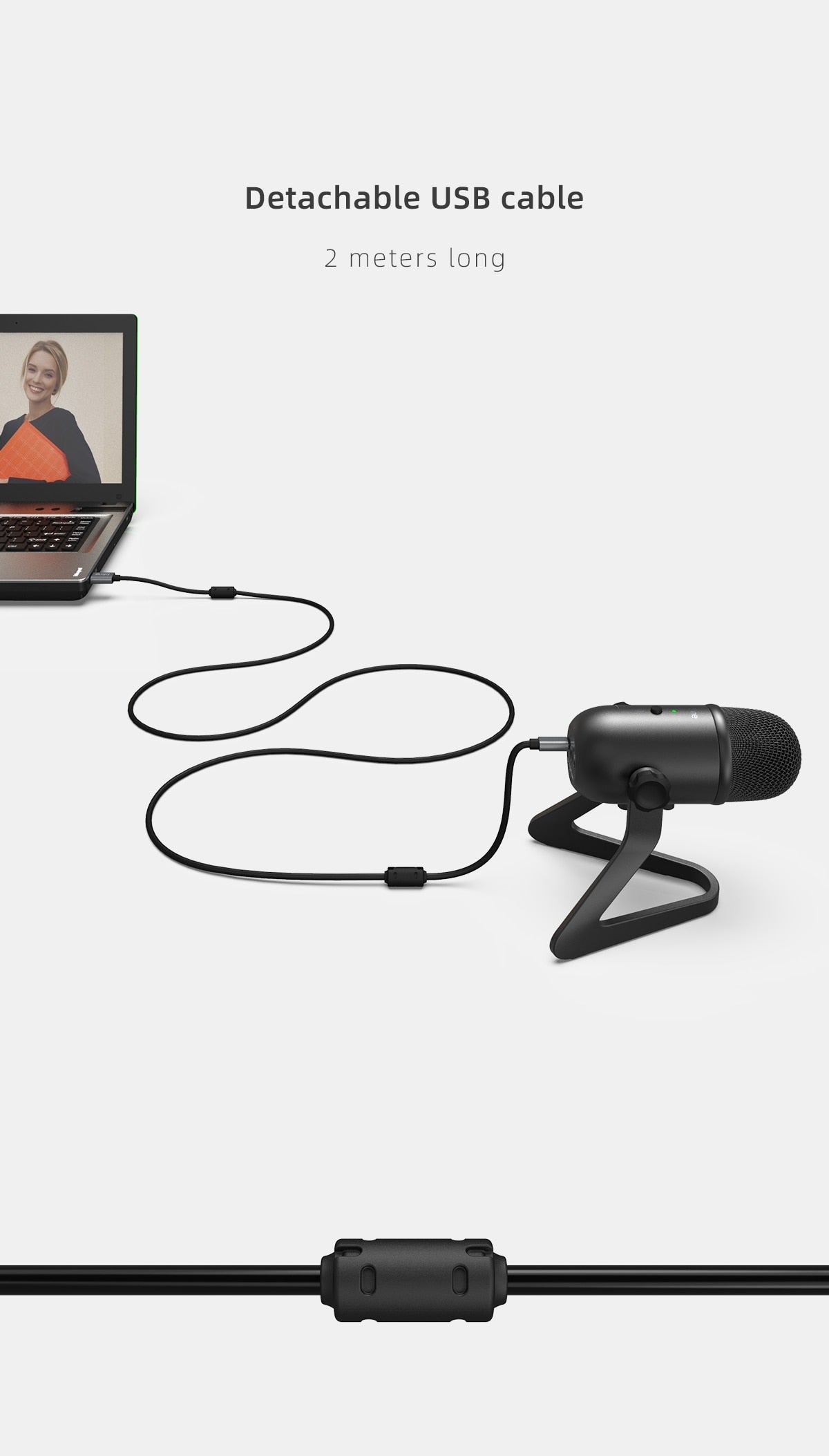 fifine USB Microphone for Recording/Streaming/Gaming